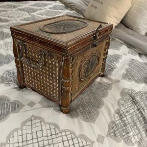 Keepsake box. Elephant/African decorations on it.